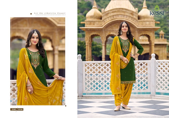 Patiyala House Vol 100 By Kessi Jam Silk Punjabi Dress Material Wholesale Shop In Surat
